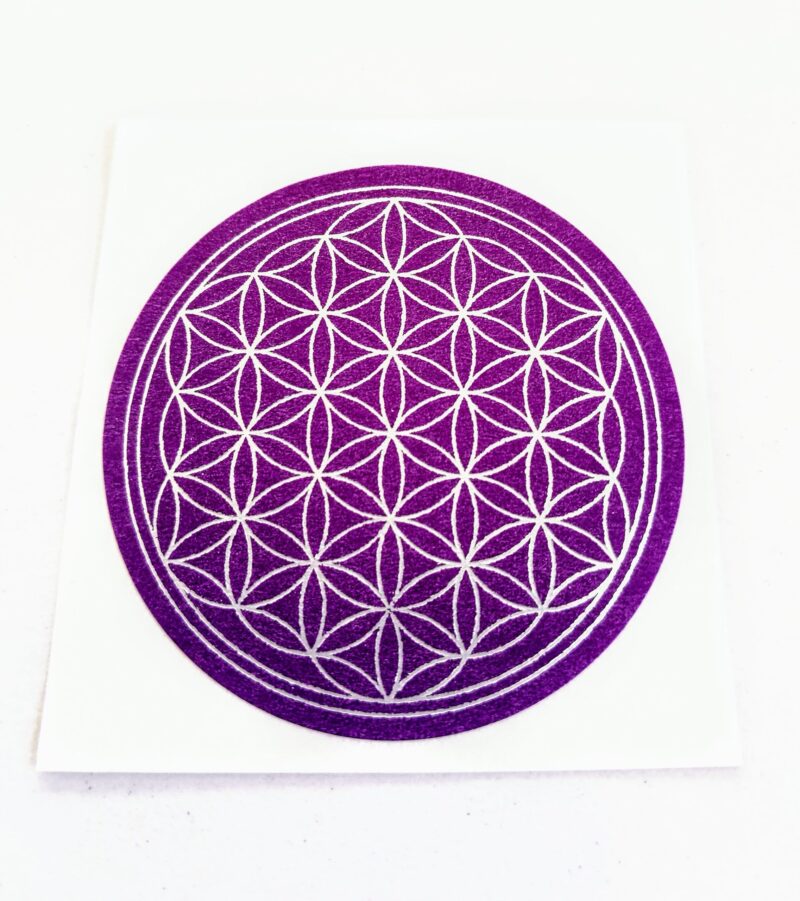 Flor de la vida Símbol violeta 12 unitats