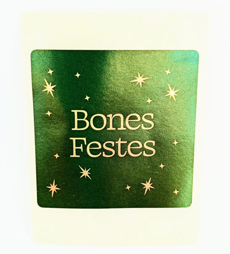 Bones Festes verd/or 12 unitats