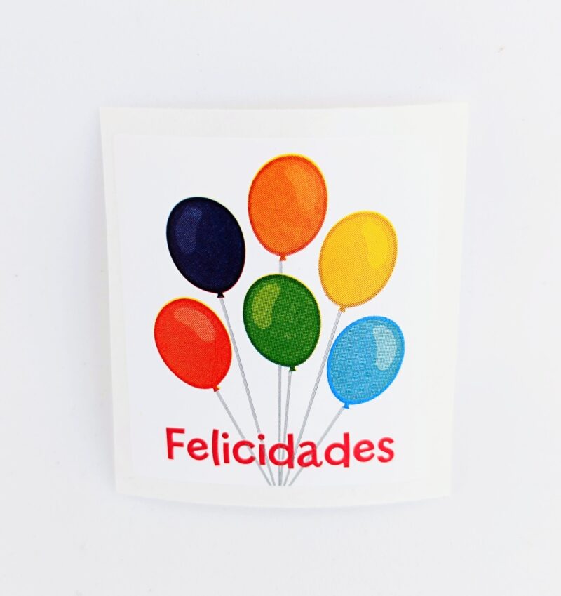 Felicidades globus 12 unitats