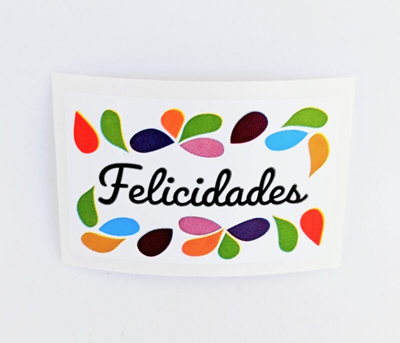 Felicidades fulles 12 unitats