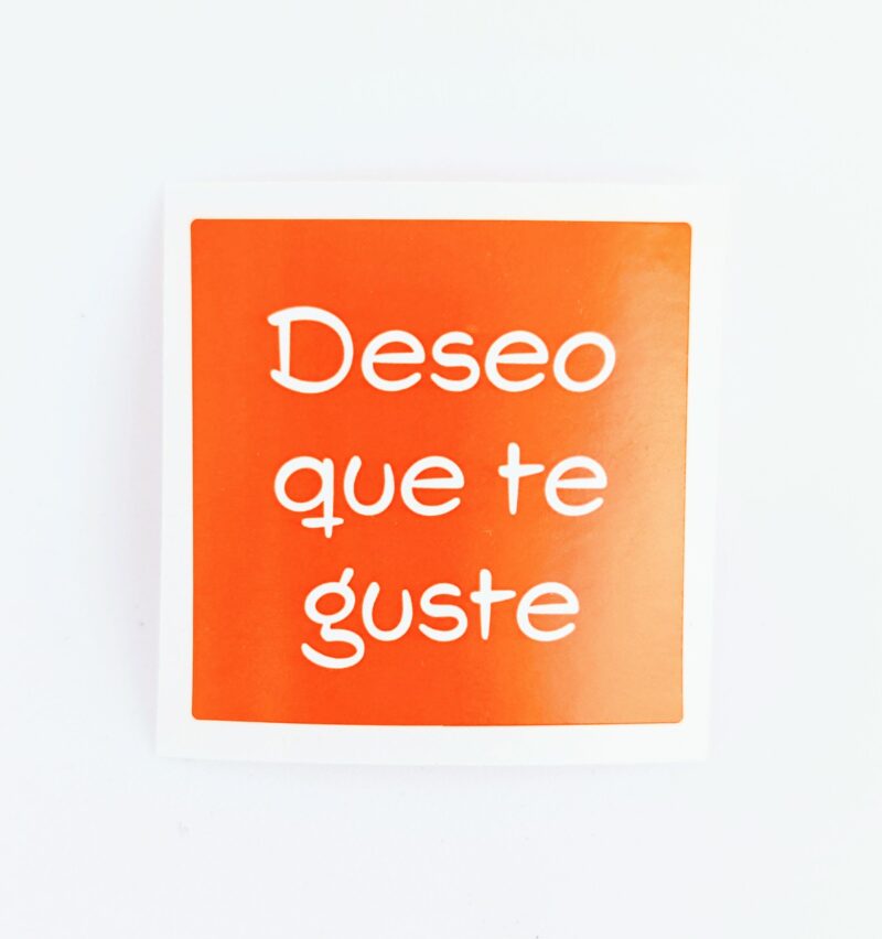 Deseo que te guste taronja 12 unitats